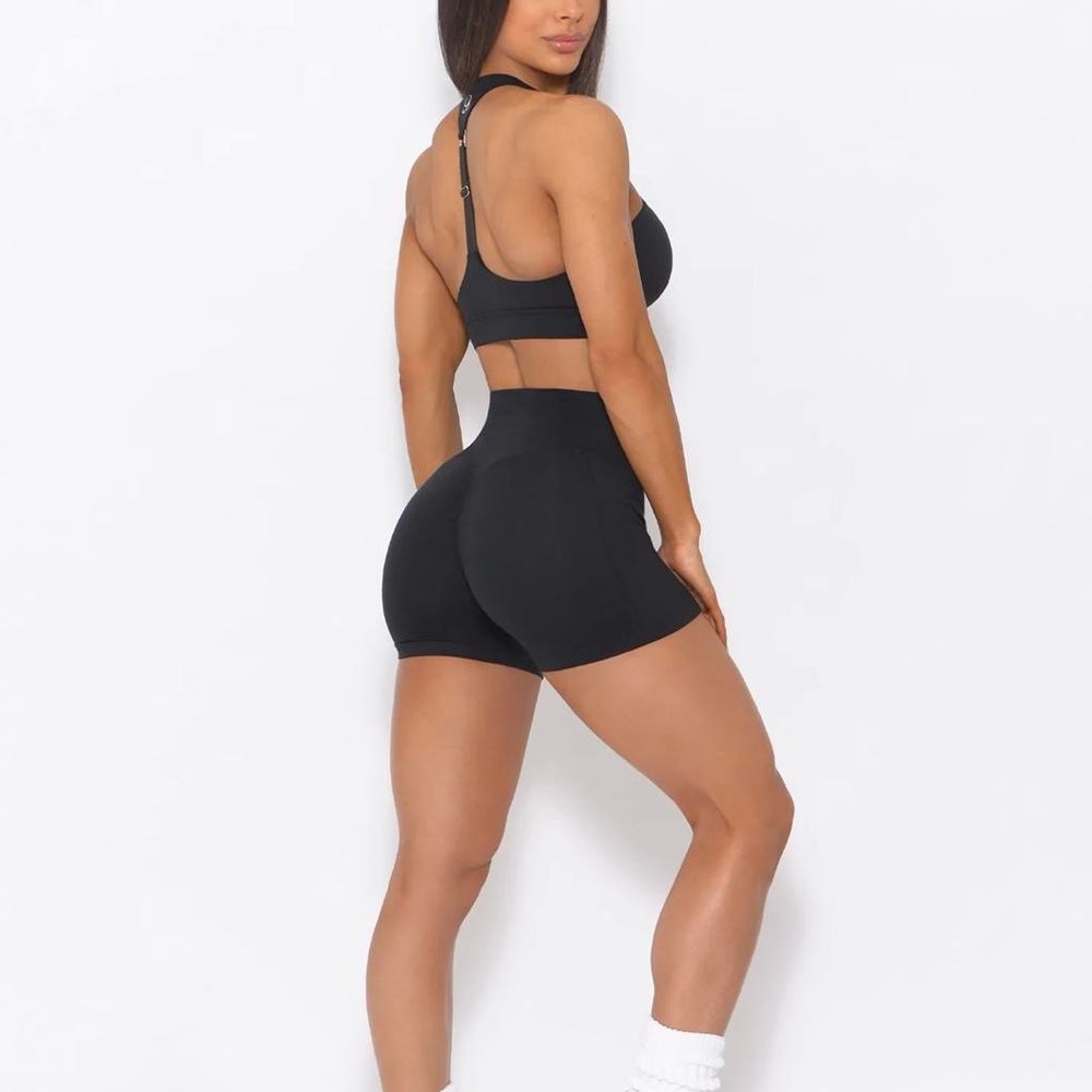Bombshell Sportswear Tiny Waist Shorts - Black, Size S